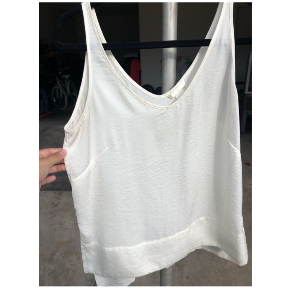 White Blouse Tank Top